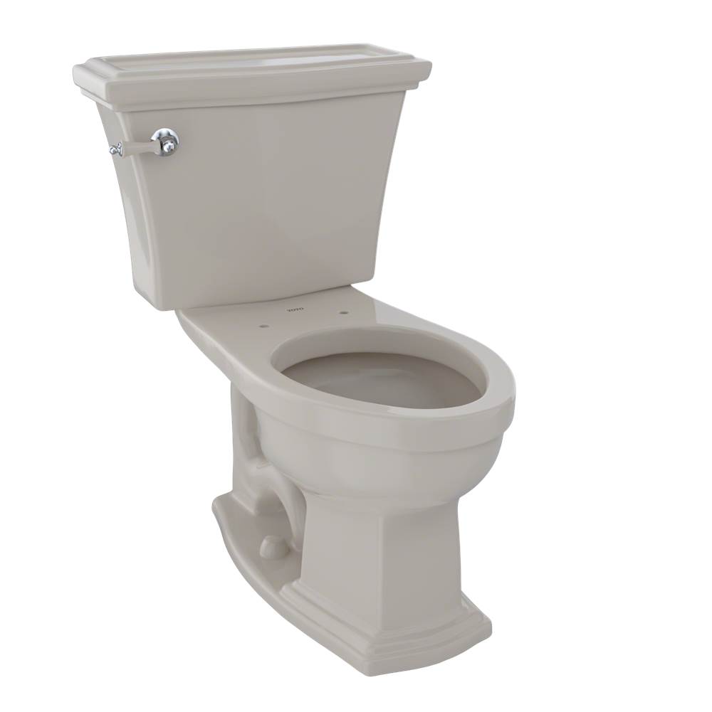 Russell HardwareTOTOClayton® Two-Piece Elongated 1.6 GPF Universal Height Toilet, Bone