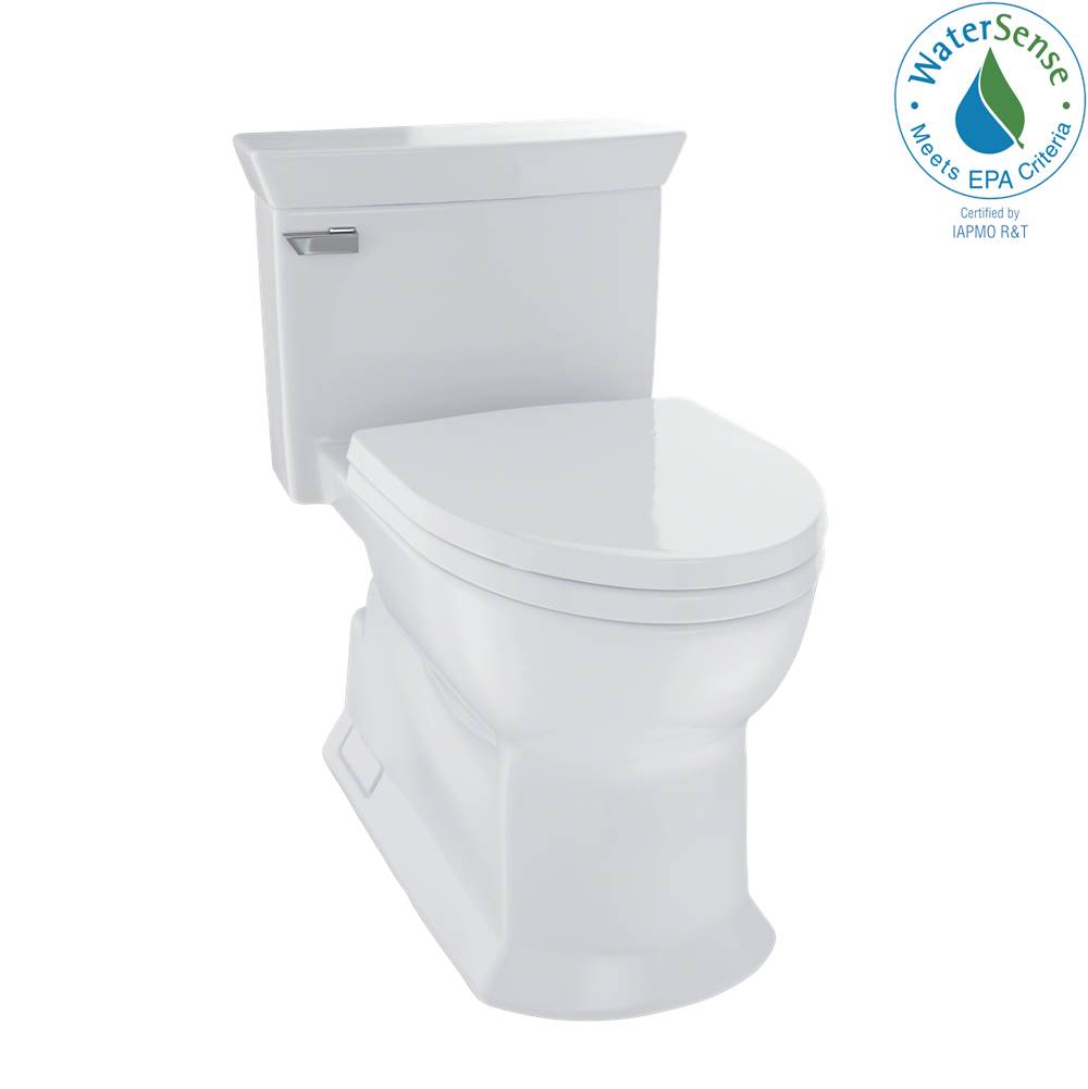 Russell HardwareTOTOToto® Eco Soirée® One Piece Elongated 1.28 Gpf Universal Height Skirted Toilet With Cefiontect, Colonial White