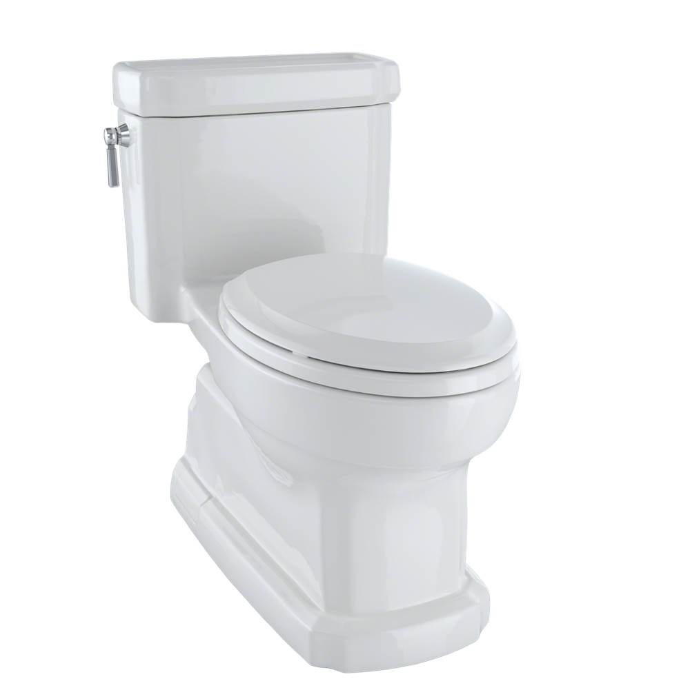 Russell HardwareTOTOTOTO Eco Guinevere Elongated 1.28 GPF Universal Height Skirted Toilet with CEFIONTECT and SoftClose Seat, Colonial White - MS974224CEFGNo.11