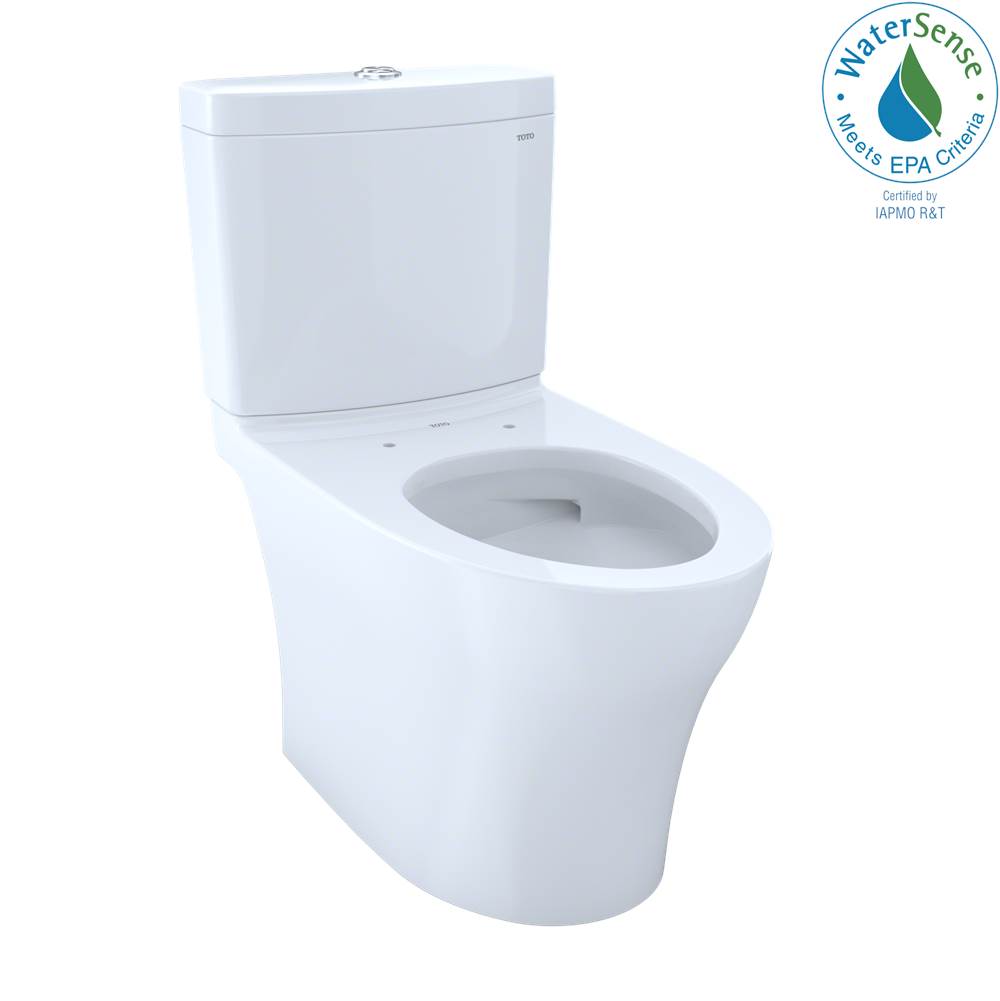 Russell HardwareTOTOAquia IV Two-Piece Elongated Dual Flush 1.28 and 0.8 GPF Skirted Toilet with CEFIONTECT, Cotton White