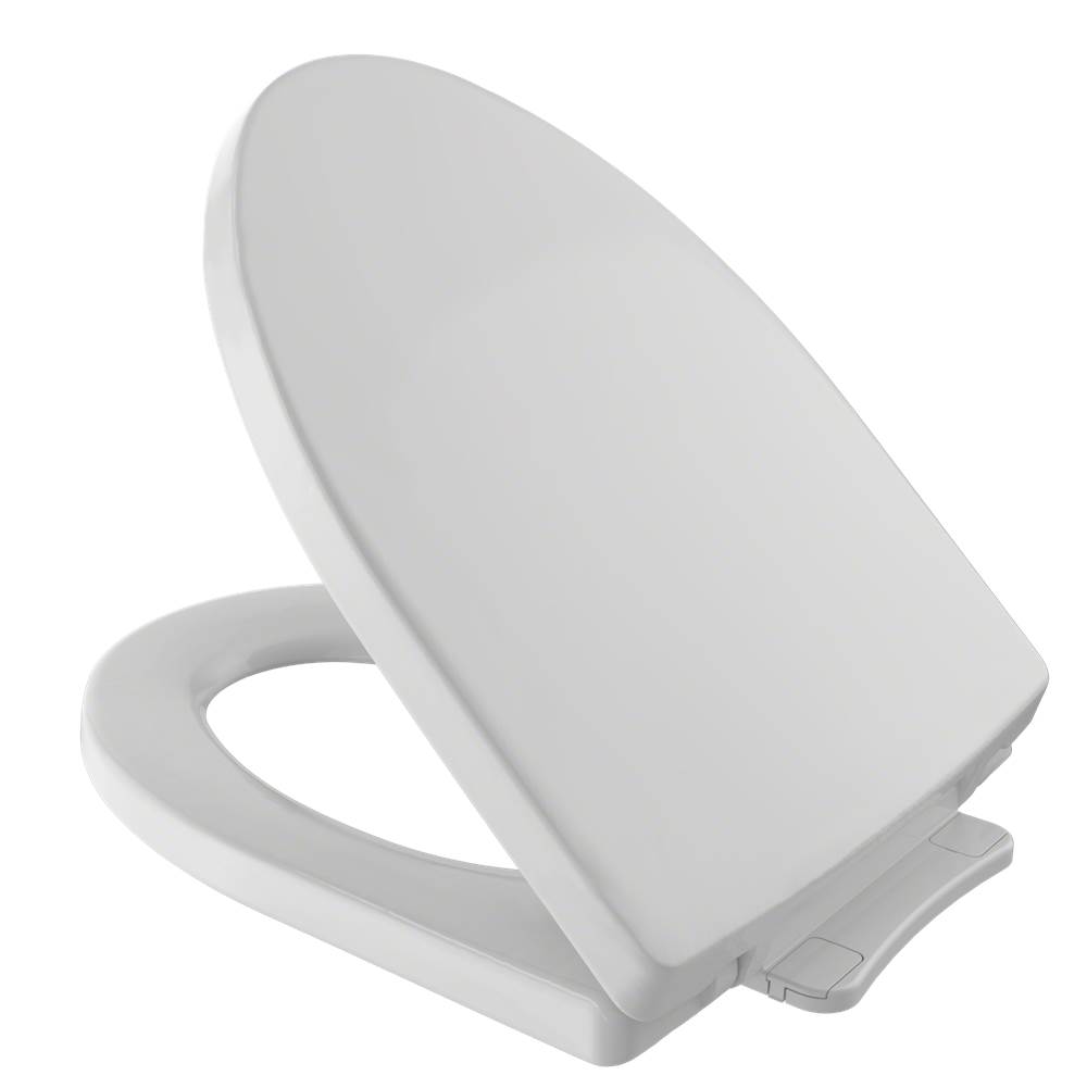 Russell HardwareTOTOToto® Soirée® Softclose® Non Slamming, Slow Close Elongated Toilet Seat And Lid, Colonial White