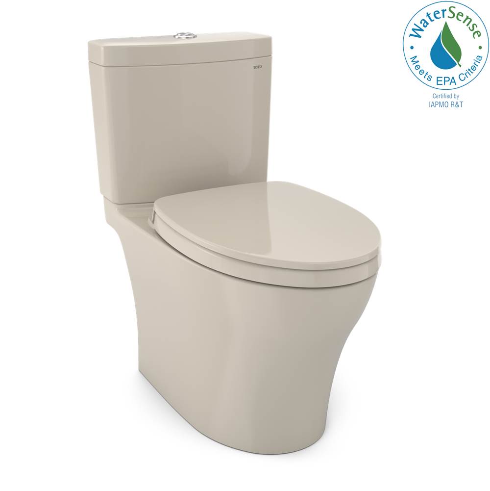 Russell HardwareTOTOToto Aquia Iv Washlet+ Two-Piece Elongated Dual Flush 1.28 And 0.9 Gpf Toilet With Cefiontect, Bone