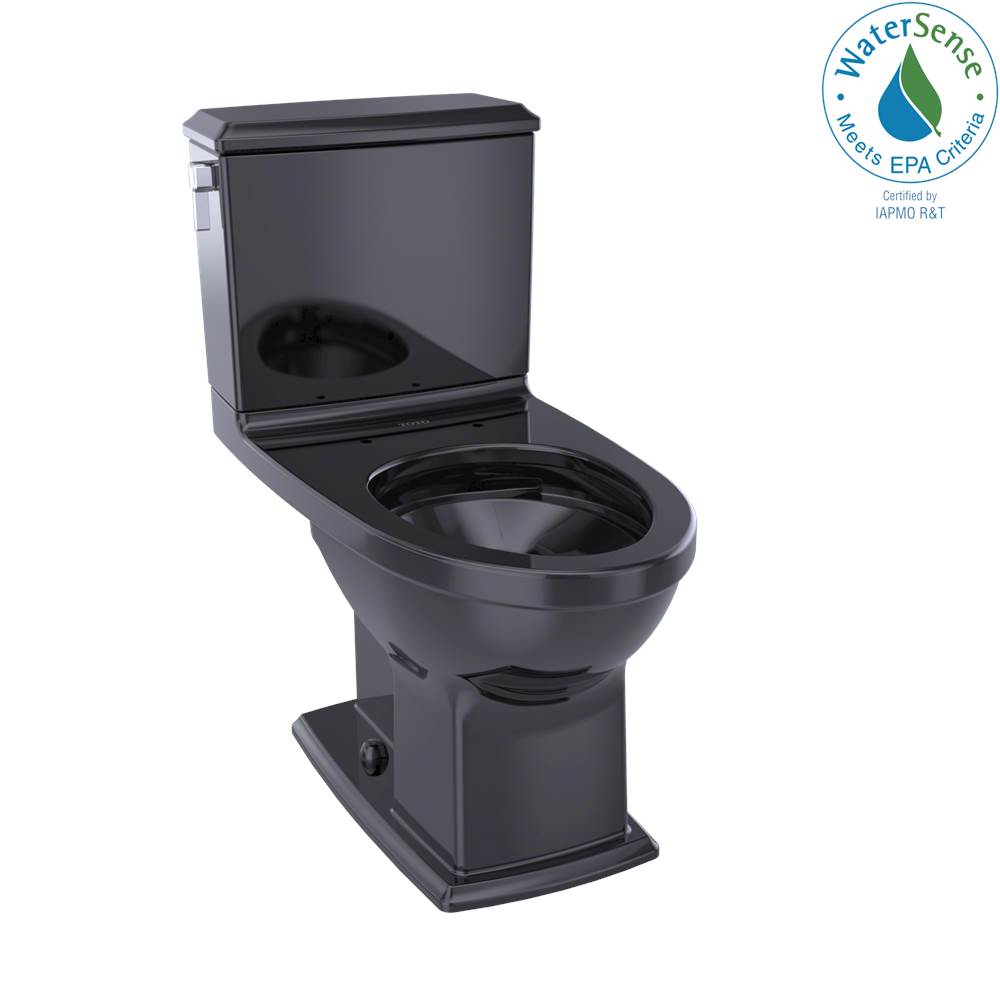 Russell HardwareTOTOToto® Connelly® Two-Piece Elongated Dual-Max®, Dual Flush 1.28 And 0.9 Gpf Universal Height Toilet, Ebony