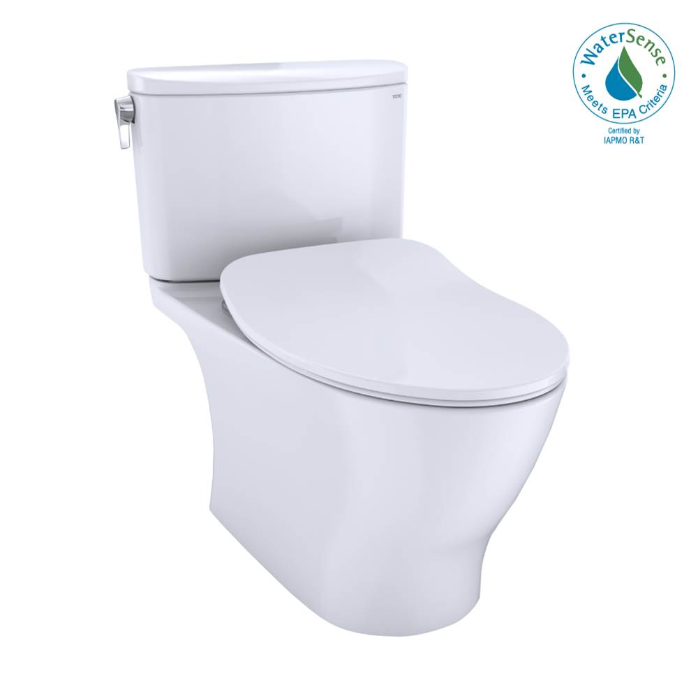 Russell HardwareTOTOToto® Nexus® Two-Piece Elongated 1.28 Gpf Universal Height Toilet With Cefiontect And Ss234 Softclose Seat, Washlet+ Ready, Cotton White