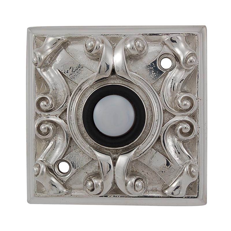 Russell HardwareVicenza DesignsSforza, Doorbell, Square, Polished Silver
