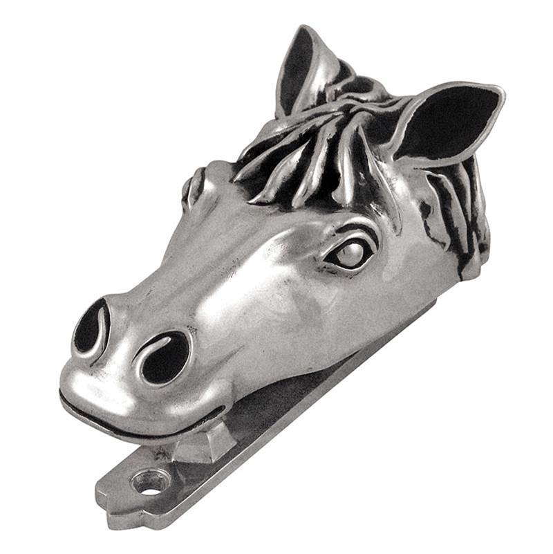 Russell HardwareVicenza DesignsEquestre, Door Knocker, Horse, Antique Silver