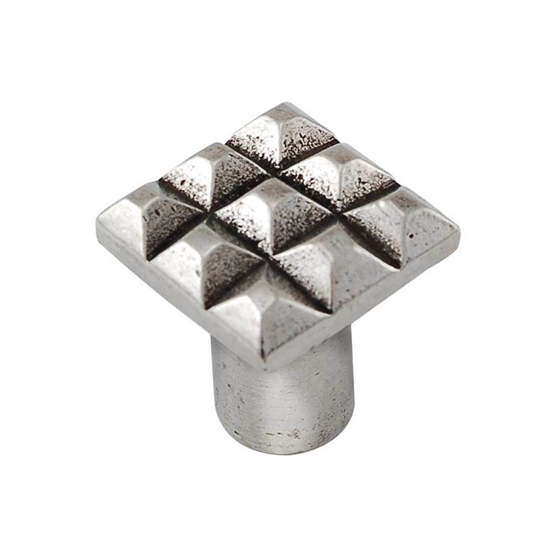 Russell HardwareVicenza DesignsTiziano, Knob, Small, Square, Vintage Pewter