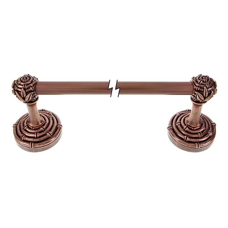 Russell HardwareVicenza DesignsPalmaria, Towel Bar, Bamboo, 18 Inch, Antique Copper