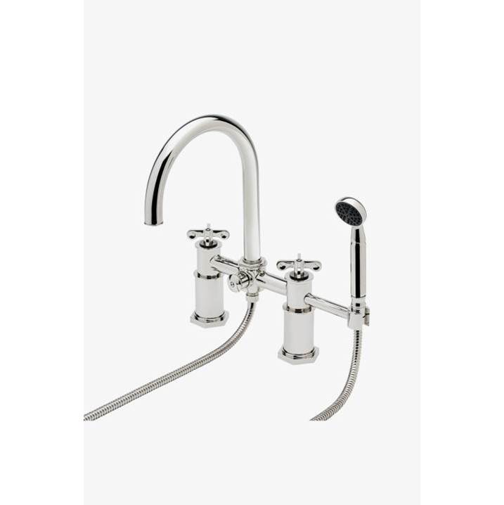 Waterworks Deck Mount Roman Tub Faucets With Hand Showers item 09-63540-82790