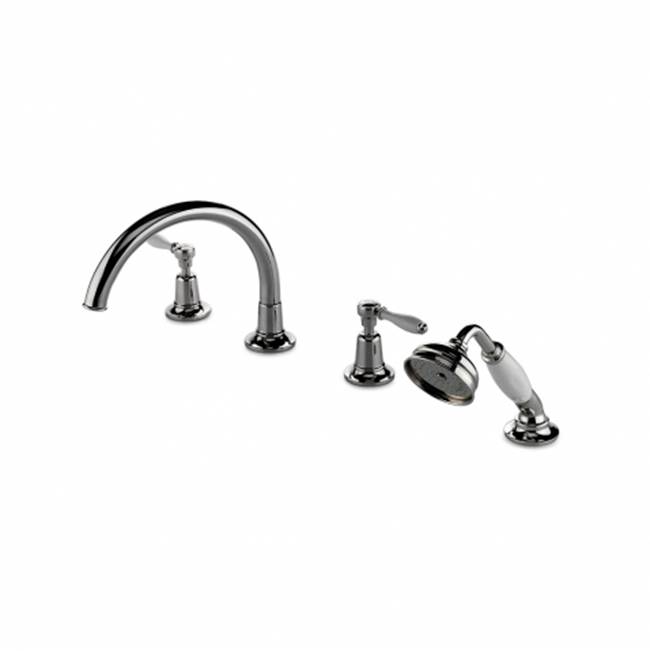 Waterworks Deck Mount Roman Tub Faucets With Hand Showers item 09-55434-49977