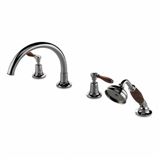 Waterworks Deck Mount Roman Tub Faucets With Hand Showers item 09-19479-28352