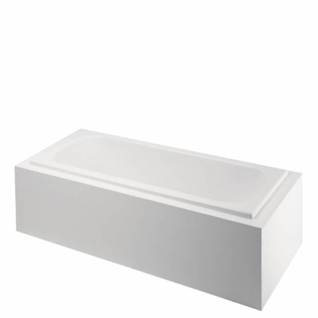 Russell HardwareWaterworksClassic 60 x 31 x 20 Left Hand Air Rectangular Bathtub with End Drain in White