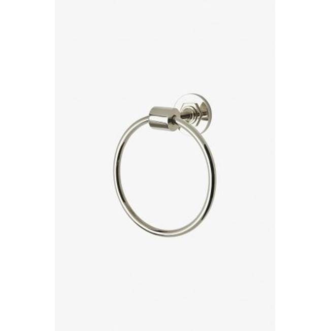 Russell HardwareWaterworksHenry 6 1/2'' Towel Ring in Matte Gold