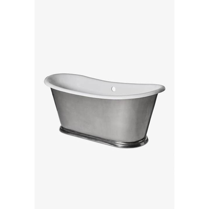 Russell HardwareWaterworksCandide 66'' x 27'' x 27'' Freestanding Oval Cast Iron Bathtub without Slip Resistance in Unpainted Primed