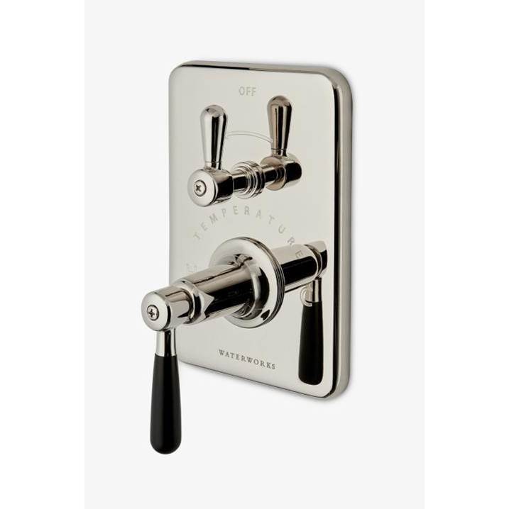 Waterworks Thermostatic Valve Trims With Integrated Diverter Shower Faucet Trims item 05-11619-21333