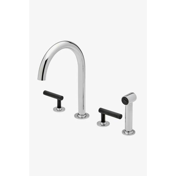 Russell HardwareWaterworksBond Rally Series Lavatory Faucet with Lever Handles in Chrome/Sport Black, 1.75gpm (6.6L/min)