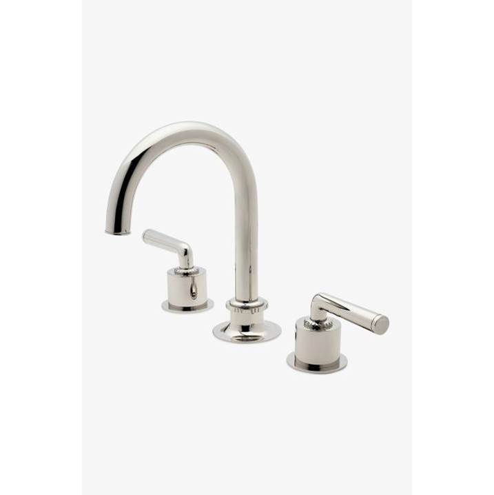 Russell HardwareWaterworksHenry Chronos Gooseneck Lavatory Faucet with Lever Handles in Dark Brass, 1.2gpm (4.5 L/min)