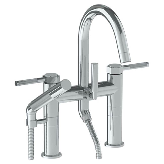Watermark Deck Mount Roman Tub Faucets With Hand Showers item 111-8.2-SP4-AGN
