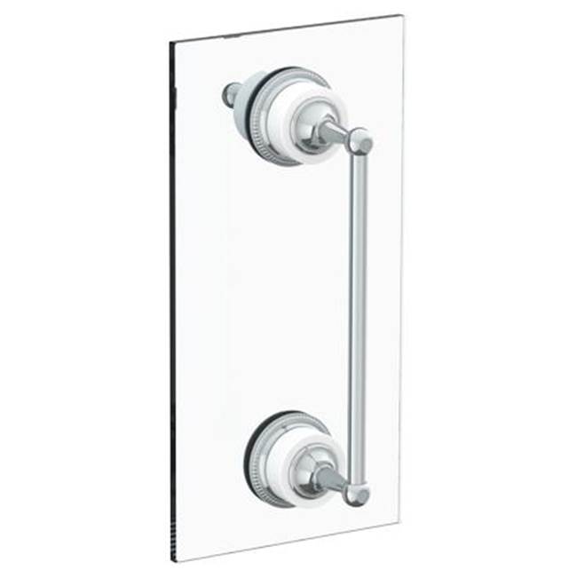 Russell HardwareWatermarkVenetian 18” shower door pull with knob/ glass mount towel bar with hook