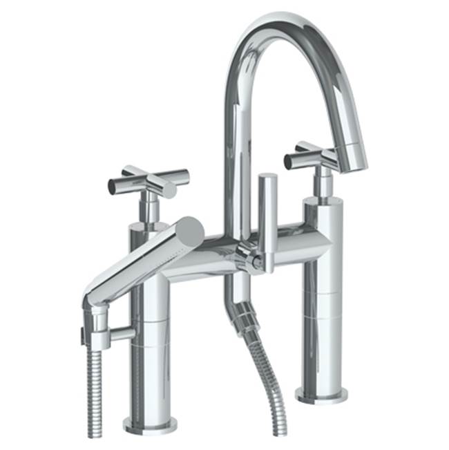 Watermark Deck Mount Roman Tub Faucets With Hand Showers item 27-8.2-CL15-EB