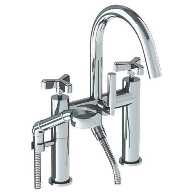 Watermark Deck Mount Roman Tub Faucets With Hand Showers item 30-8.2-TR25-PG