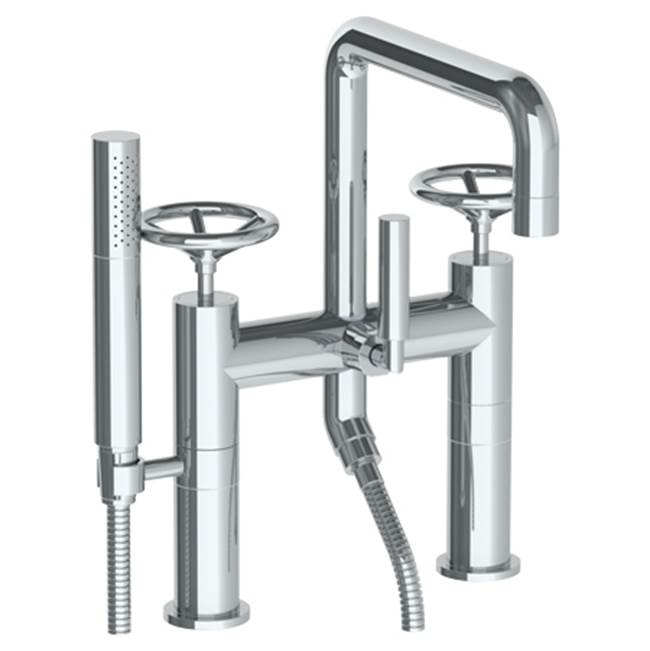 Watermark Deck Mount Roman Tub Faucets With Hand Showers item 31-8.26.2-BK-VNCO
