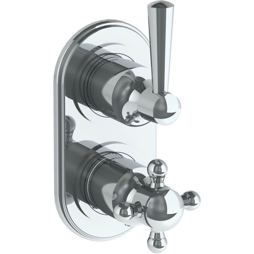 Russell HardwareWatermarkWall Mounted Mini Thermostatic Shower Trim with built-in control, 3 1/2''
