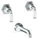 Watermark - 314-5-CRY4-AGN - Wall Mount Tub Fillers