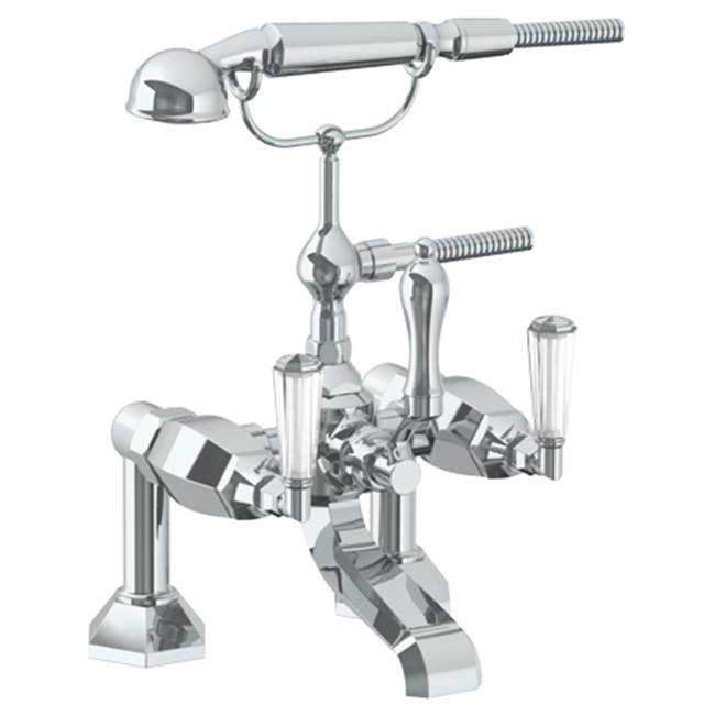 Watermark Deck Mount Roman Tub Faucets With Hand Showers item 314-8.2-CRY4-PT