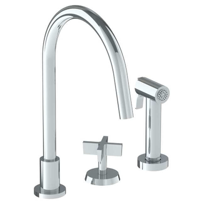 Watermark Deck Mount Kitchen Faucets item 37-7.1.3GA-BL3-SG
