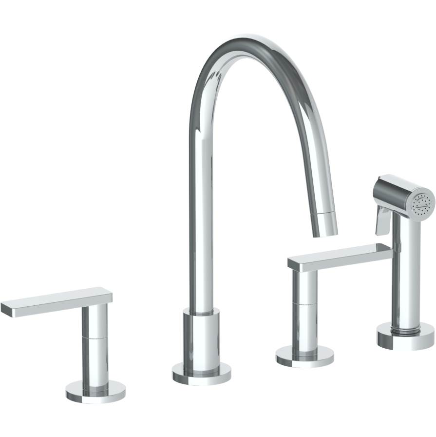 Watermark Deck Mount Kitchen Faucets item 70-7.1G-RNS4-PG