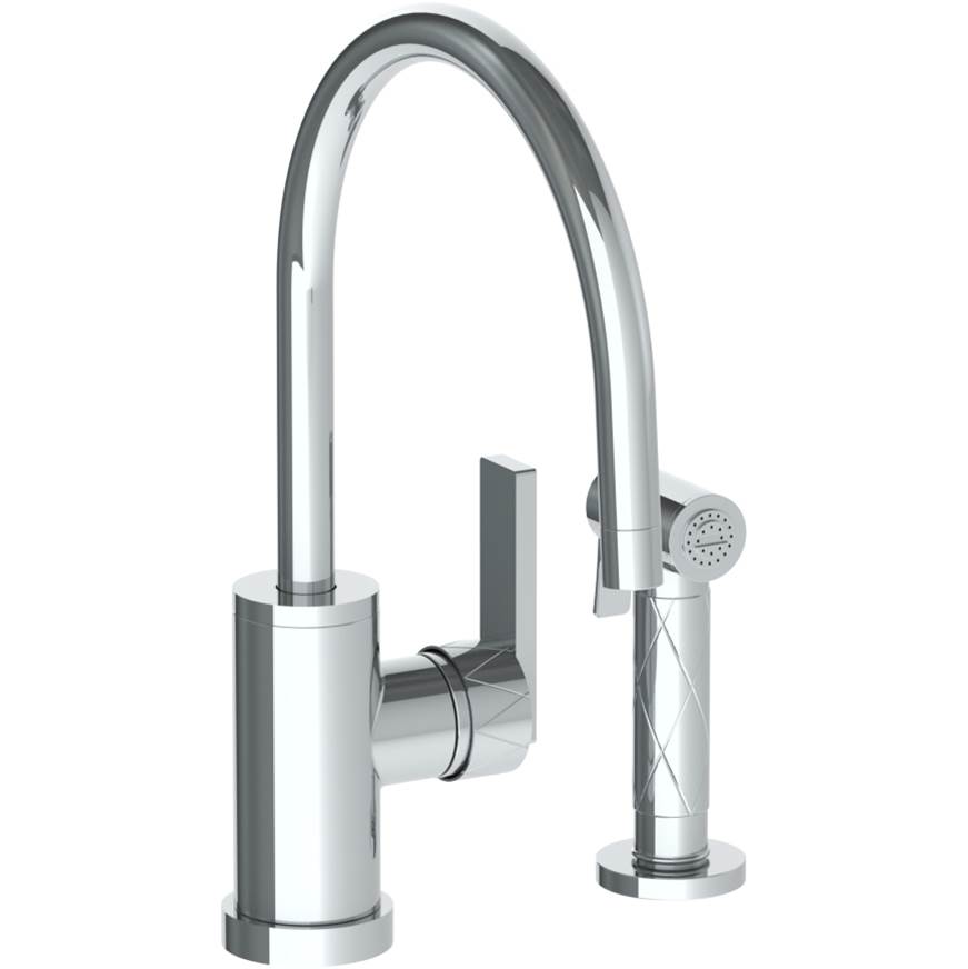 Watermark Deck Mount Kitchen Faucets item 71-7.4G-LLD4-UPB