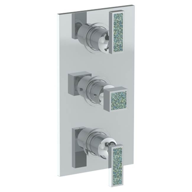 Russell HardwareWatermarkWall Mounted Thermostatic Shower Trim with 2 built-in controls, 6 1/4'' x 12''