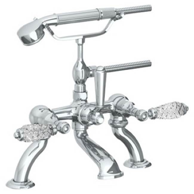 Watermark Deck Mount Roman Tub Faucets With Hand Showers item 180-8.2-BB-WH