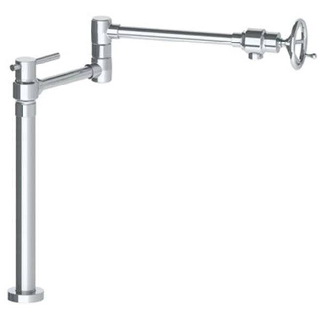 Watermark Deck Mount Pot Filler Faucets item 31-7.9-BKA1-SPVD