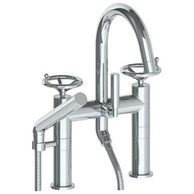 Watermark Deck Mount Roman Tub Faucets With Hand Showers item 31-8.2-BKA1-VB