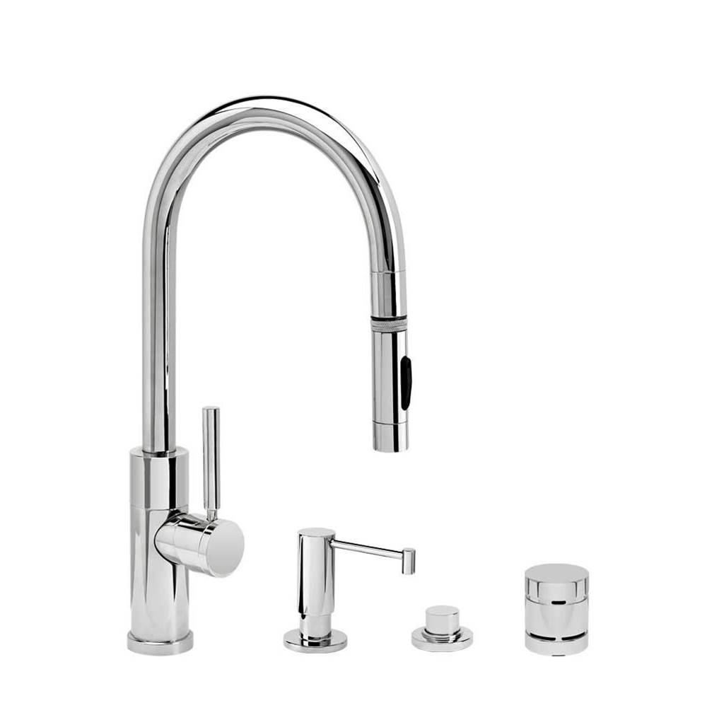 Waterstone Pull Down Bar Faucets Bar Sink Faucets item 9950-4-SB